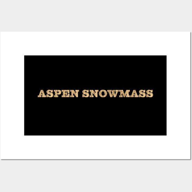 Aspen Snowmass Wall Art by leewarddesign